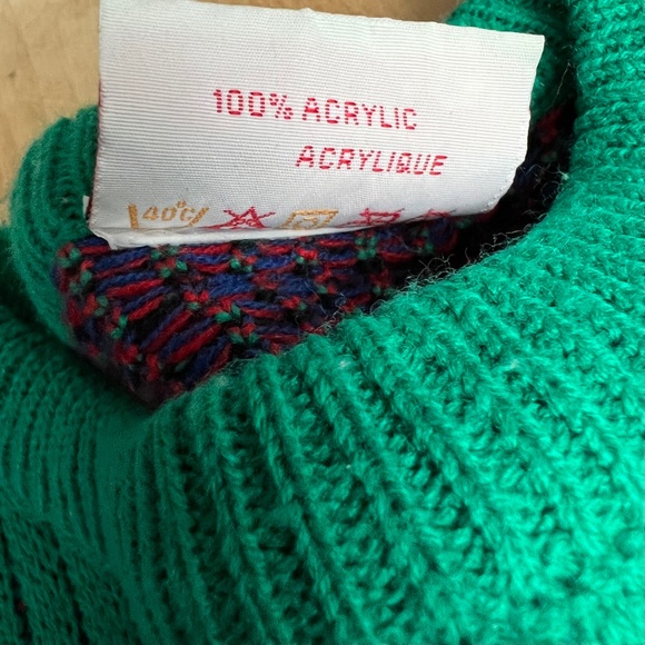 Vintage 80s or 90s eccentric quirky pullover /  knit sweater - Picture 5 of 5